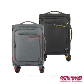 【AMERICAN TOURISTER 美國旅行者】20吋 APPLITE 4 ECO 前開式/上掀式可擴充輕量軟殼行李箱/布箱(多色可選)