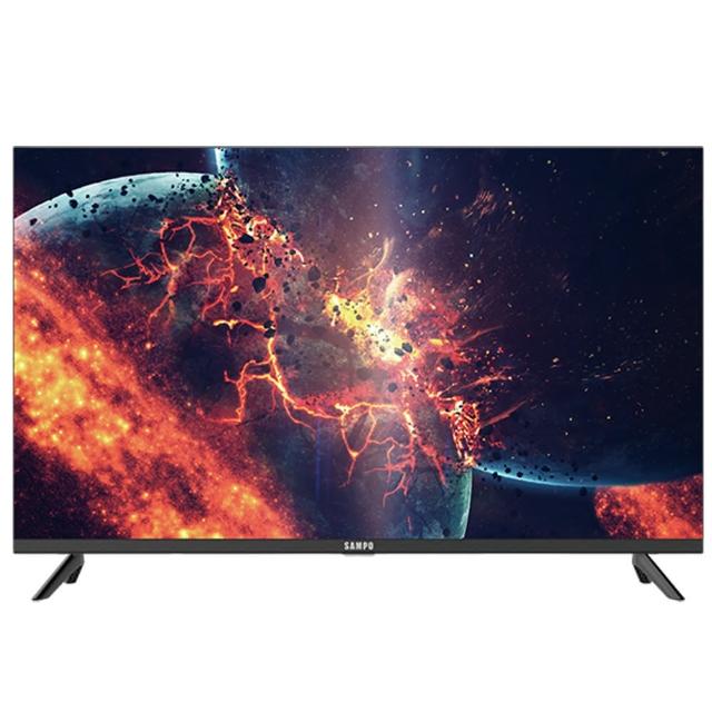 【SAMPO 聲寶】32型HD轟天雷液晶顯示器+視訊盒EM-32MDS200(含桌上型安裝+舊機回收)