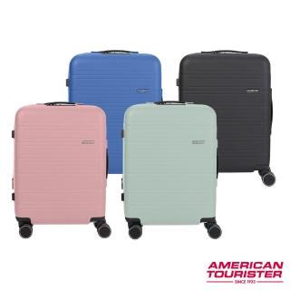 【AMERICAN TOURISTER 美國旅行者】20吋 NOVASTREAM 可擴充大容量輕量PC防盜拉鍊行李箱/登機箱(多色)