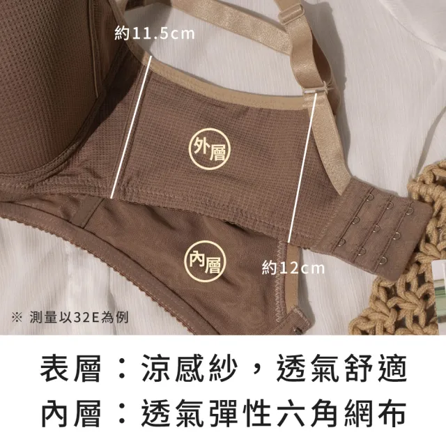 【玉如阿姨】活力甜心內衣※0422黑(無痕-集中-爆乳-舒適-托高-MIT-台灣製內衣-E罩)