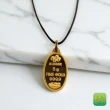 【熊貓金】黃金墜飾瑞士金條5g附贈皮繩(黃金墜飾)
