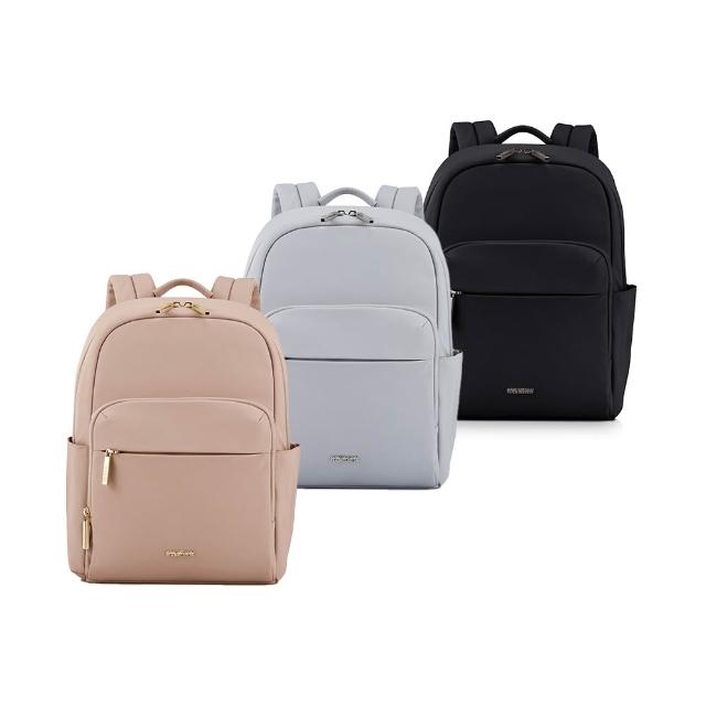 【AMERICAN TOURISTER 美國旅行者】BRIDGET 日常商務輕量大容量後背包/女包/雙肩包(多色可選)