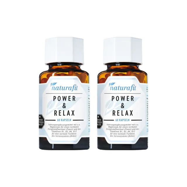 【Natural Fit 活粒適】活力適膠囊 二入組 60粒/入(含紅景天根、南非醉茄根萃取、輔酵素Q10)