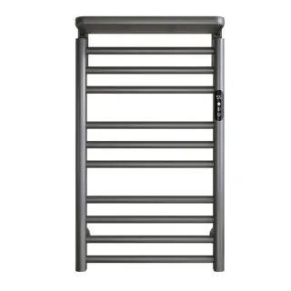 【INLIN 映領】免打孔電熱毛巾架 加熱毛巾烘乾架 10桿浴巾架(110v毛巾杆 浴室置物托盤)