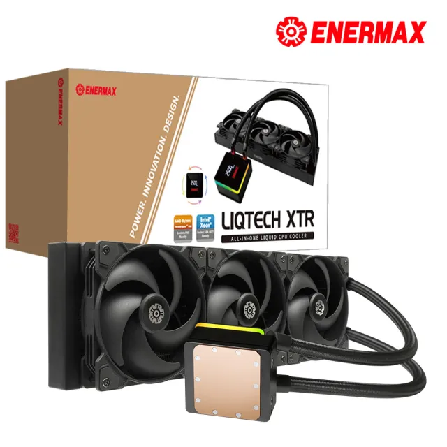 【ENERMAX】保銳科技LIQTECH XTR 360 ARGB CPU水冷散熱器(支援LGA4677. sTR5腳位)
