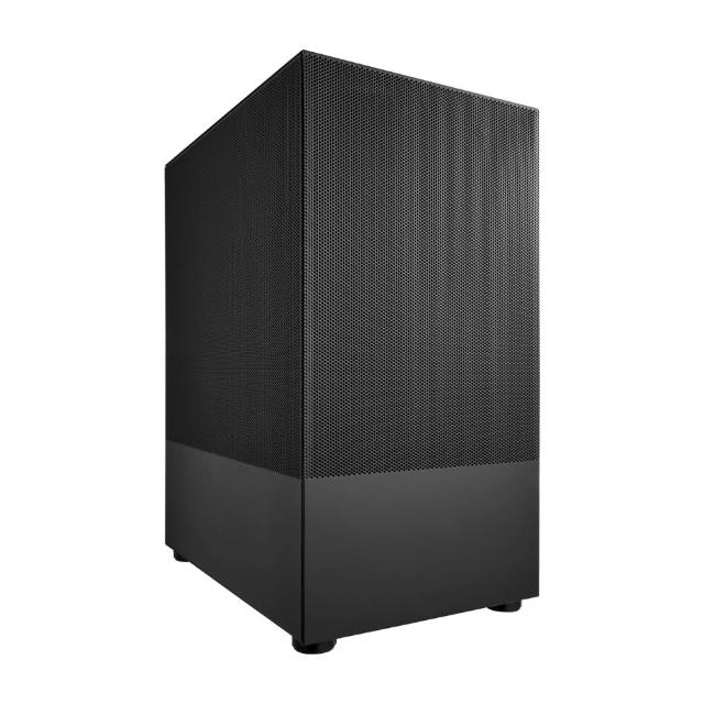 【FSP 全漢】S110-B 文書機殼(M-ATX/網狀面板/簡約設計/內附1風扇/4060顯卡)