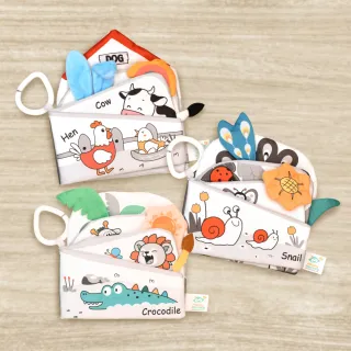 【Ocean Baby】聲響啟蒙布書(嬰幼兒布書/布書/寶寶/互動/學習/遊戲書/寶寶互動學習/啟蒙教材)