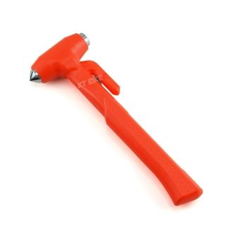 【KT BIKER】多功能安全錘-含支架(逃生錘 安全帶切割器 破窗器 破窗槌 救生錘 車窗 擊破器)