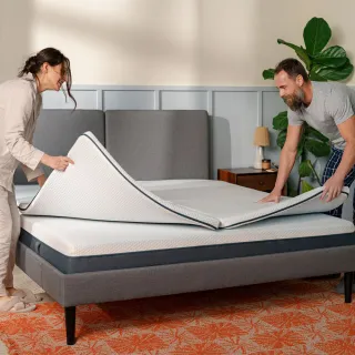 【德國Emma】6公分雙面睡薄床墊 標準雙人(德國工藝 專為台灣潮濕悶熱環境設計 6公分軟硬雙面薄墊)