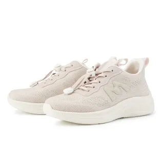 【CHOiCE】輕量飛織免綁帶厚底休閒鞋(粉色)