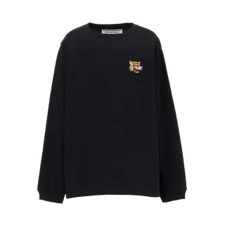 【Onitsuka Tiger】Onitsuka Tiger鬼塚虎-KIDS黑色 LOGO 小標兒童長袖上衣(2184A286-001)