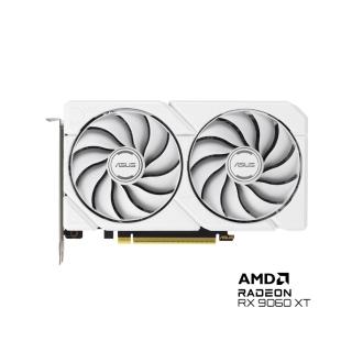 【ASUS 華碩】Dual Radeon™ RX 9060 XT 16GB GDDR6 White Edition 顯示卡
