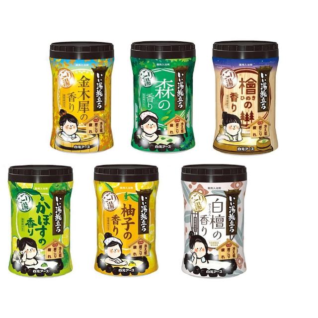 【白元】日本 溫泉入浴劑 泡澡粉 600g(平輸商品/多款任選)