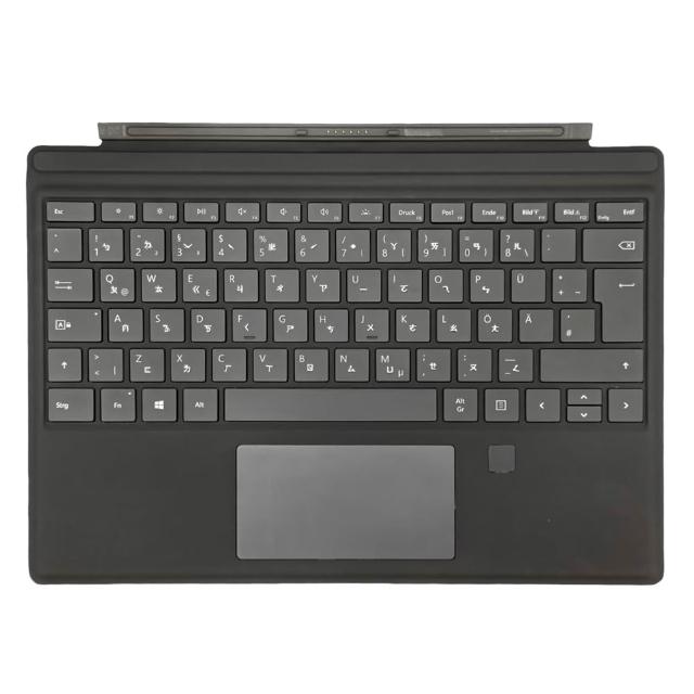 【Microsoft 微軟】A級福利品 Surface Pro 原廠實體鍵盤保護蓋(歐洲規格/無筆槽/指紋解鎖)