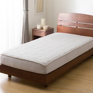 【NITORI 宜得利家居】全包式保潔墊 FUR TOUCH & WAFFLE GY A2502 雙人(全包式保潔墊 保潔墊)