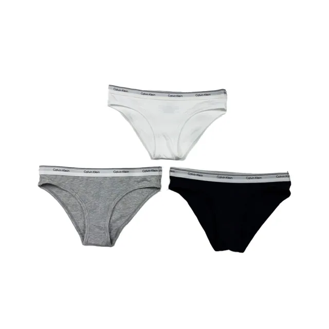 【Calvin Klein】三件盒裝 CK內褲 莫代爾 用料 女內褲 Calvin Klein 細帶 內褲 送禮(1487HV2)