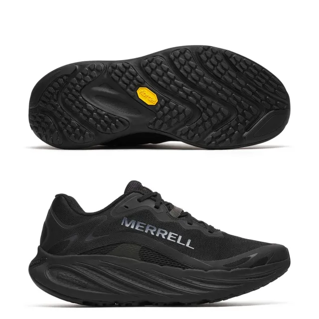 【MERRELL】PROMORPH 男款 輕量 戶外 越野 跑鞋 運動鞋 跑步鞋(ML068573 天青藍 白閃焰 黑 輕量 緩衝避震)