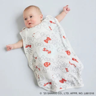 【Hoppetta】期間限定紀念款 HELLO KITTY 竹纖維防踢背心 嬰童(0-3歲 涼感透氣舒適親膚性佳)