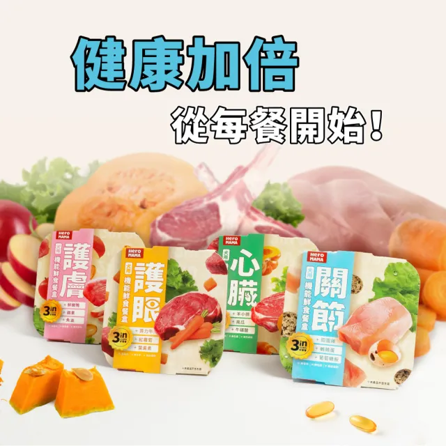 【HeroMama】3in經典鮮食餐盒80gx24入(狗罐頭/犬罐頭/狗餐盒/犬餐盒/濕食/機能添加)