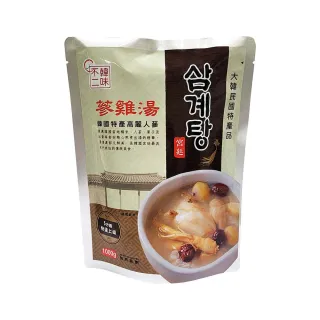 【韓味不二】韓國第一品牌人蔘雞湯1kg/包(使用整隻溫體雞肉製作 肉質鮮甜)