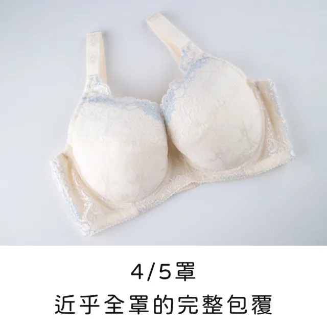 【玉如阿姨】靈魂伴侶內衣※0619膚(C.D.E.F.G罩 大尺碼 大罩杯 托高 包覆 台灣製)