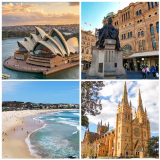 【喜鴻假期】【酷遊澳洲雪梨６日】歌劇院、藍山、動物園、遊船、港灣大橋、邦黛海灘、OUTLET