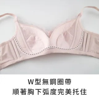 【玉如阿姨】自由幻夢內衣。無鋼圈包覆穩定日常不外擴 台灣製※0620深藍(C.D.E.F罩 無鋼圈 機能 大罩杯)