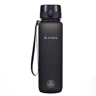 【ATUNAS 歐都納】Tritan戶外玩咖運動瓶/水壺1000ML(A1KTGZ04黑/環保杯/無毒/登山健行/露營/日常)
