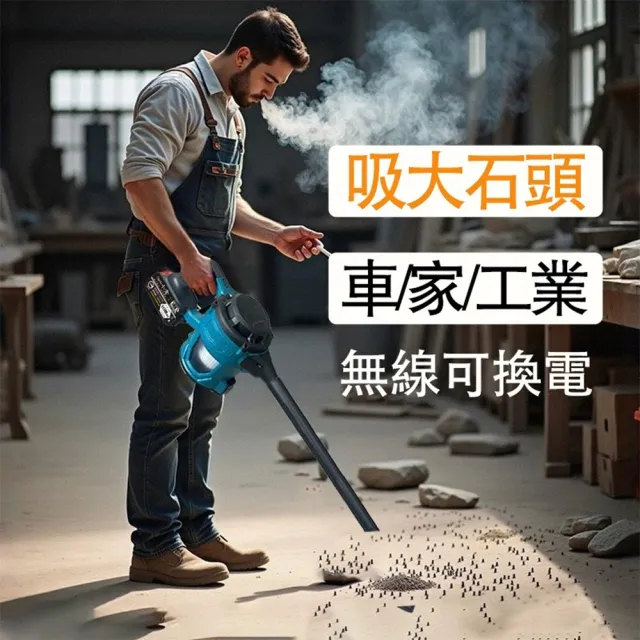 【Ogula 小倉】吸塵器 渦輪增壓 大馬力加速 電顯手持吸塵器（15節兩電）豪華配件組(集塵器/吸塵機/吹風機)