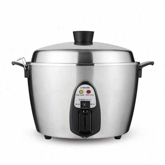 【TATUNG 大同】11人份異電壓220V全不鏽鋼電鍋(僅國外適用)(TAC-11T-MMV2)