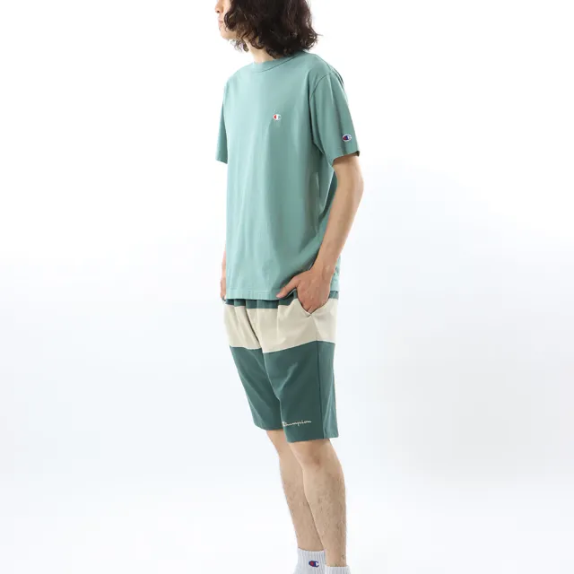 【Champion】官方直營-經典刺繡LOGO素色短袖Tee-男(8色-日規)