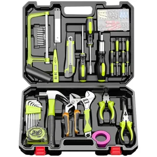 維修工具箱101件套裝 五金工具收納箱 手提置物箱(配件齊全 堅固耐用 攜帶方便 居家常備)