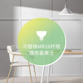 【金亮】4入組｜5W MR16軌道燈 含光源 可替換杯燈 黑白兩色(可調角度、MR16杯燈、軌道、工業風、簡約)