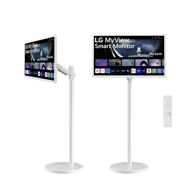 【LG 樂金】 HoMIE機 32SR50F-W智慧聯網螢幕+移動支架組合(32型/FHD/webOS/AirPlay2/IOT操控)