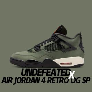 【NIKE 耐吉】休閒鞋Undefeated x Nike Air Jordan 4 Retro OG SP 聯名款 老屁股 IB1519-200