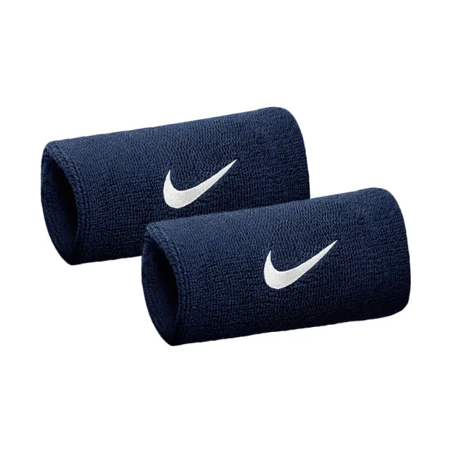 【NIKE 耐吉】SWOOSH 加長腕帶 010黑/101白/416深藍/601紅(柔軟 透氣 吸汗 護腕)