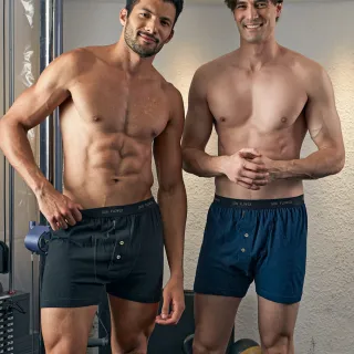 【Sun Flower三花】3件組五片式針織平口褲(純棉男四角內褲 四角褲 男內褲 多色任選)