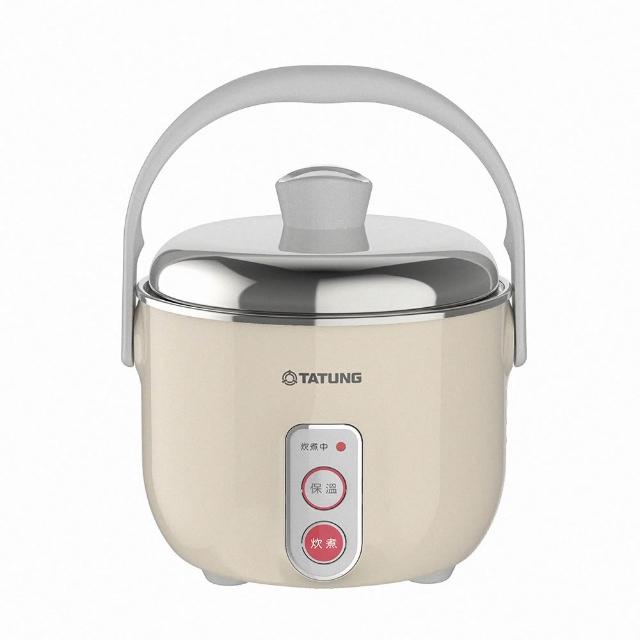 【TATUNG 大同】3人份奶茶色異電壓220V不鏽鋼電鍋(僅國外適用)(TAC-03D-DV2BI)