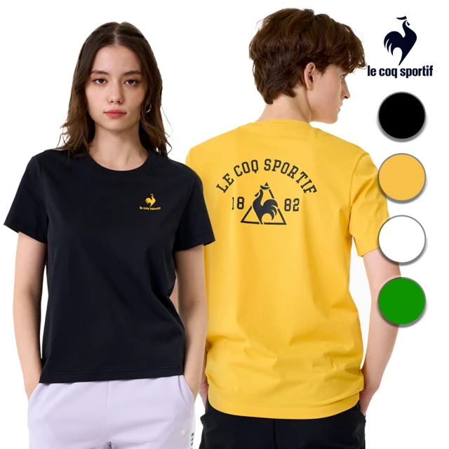 【LE COQ SPORTIF 公雞】短袖T恤 男女款 4色 LWW23001