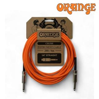 【ORANGE】Crush Cable 20FT樂器導線 雙直頭／專屬英倫血統(CA036 電吉他導線 貝斯導線 KB導線 錄音)