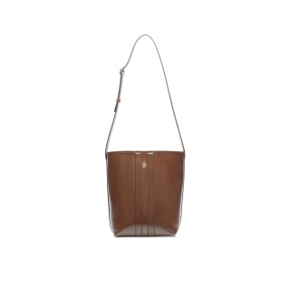 【BALLY】官方直送 BECKETT 肩背深棕水桶包