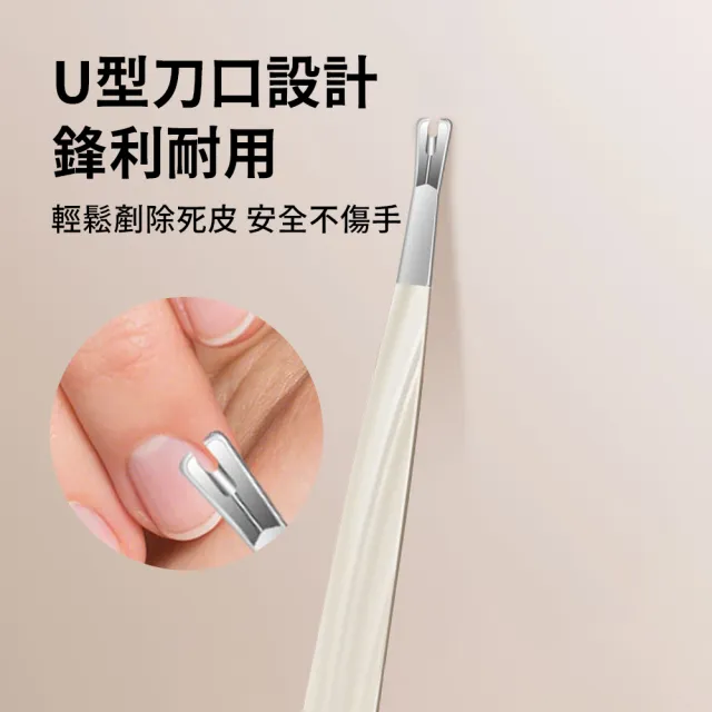 【MAANGE 瑪安格】多功能便攜指甲鉗 5件套組 甲溝炎修甲工具 美甲修剪工具(死皮剪 指甲刀 死皮推 指甲銼)