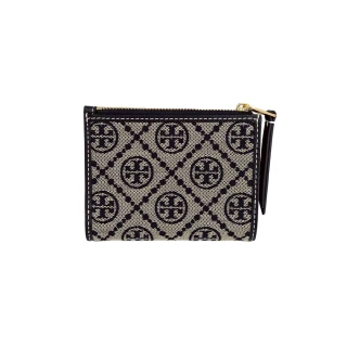 【TORY BURCH】TORY BURCH TB 專櫃 經典滿版logo貴婦風格短夾款(贈原廠紙袋)