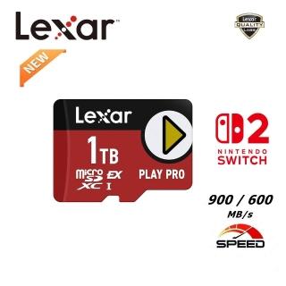 【Lexar 雷克沙】Switch2專用超速版 1TB PLAY PRO microSDXC Express(最高讀速900MB/s 有限永久保固)