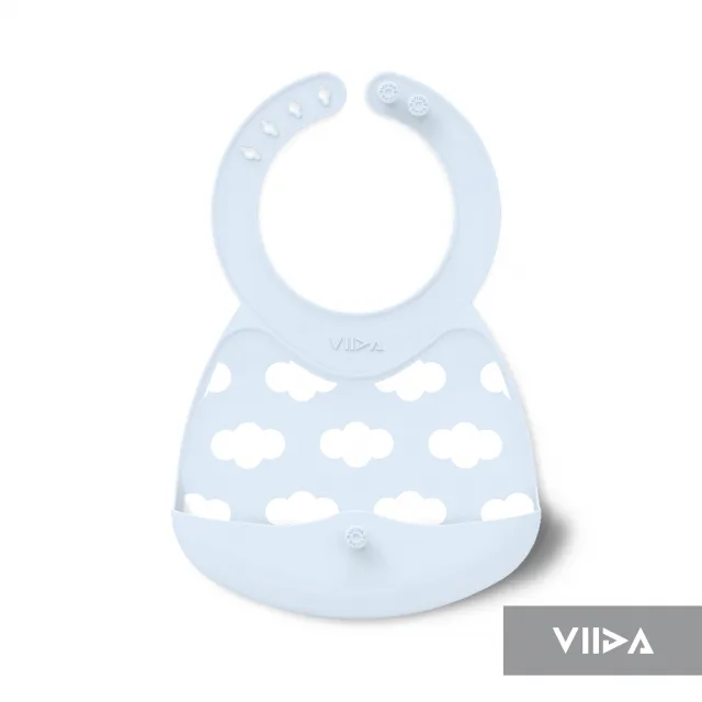 【VIIDA】Joy 便攜式矽膠圍兜-療癒系(吃飯圍兜/多款可選/攜帶便利)