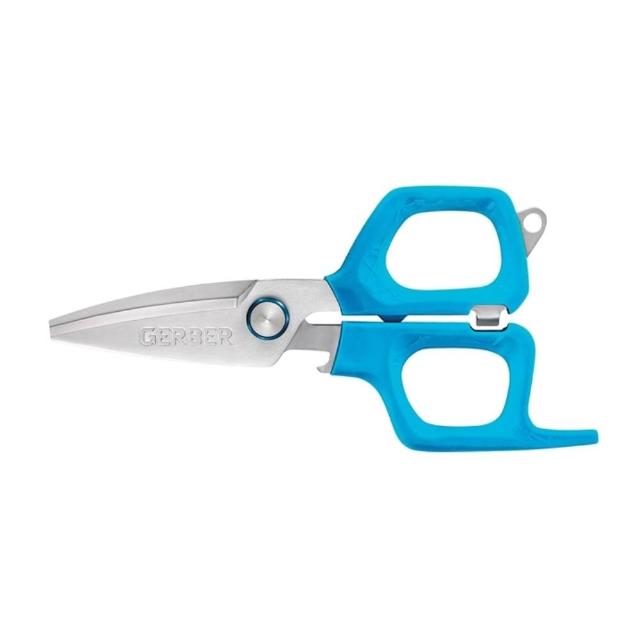 【Gerber】Gerber Neat Freak 釣魚剪刀 戶外專用 一體成形設計剪刀-藍(31-003553)