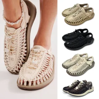 【KEEN】UNEEK 彈性編織涼鞋 女 溯溪鞋 戶外護趾 羅馬涼拖鞋 沙灘鞋 多色任選