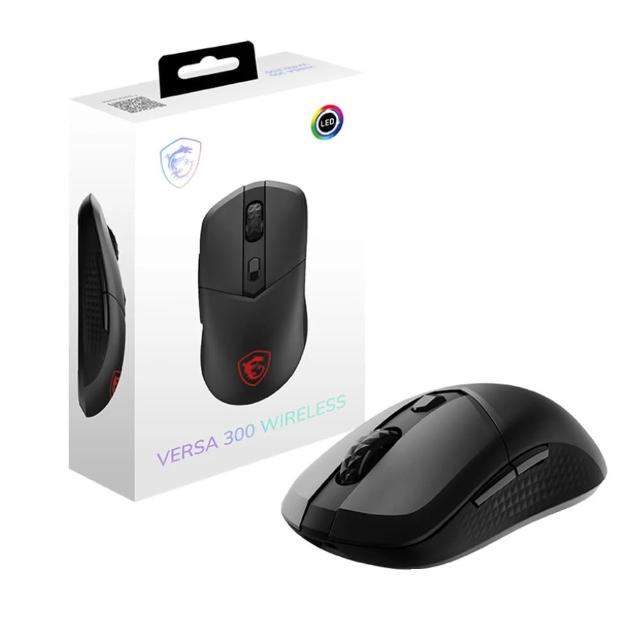 【MSI 微星】VERSA 300 WIRELESS 無線電競無線滑鼠