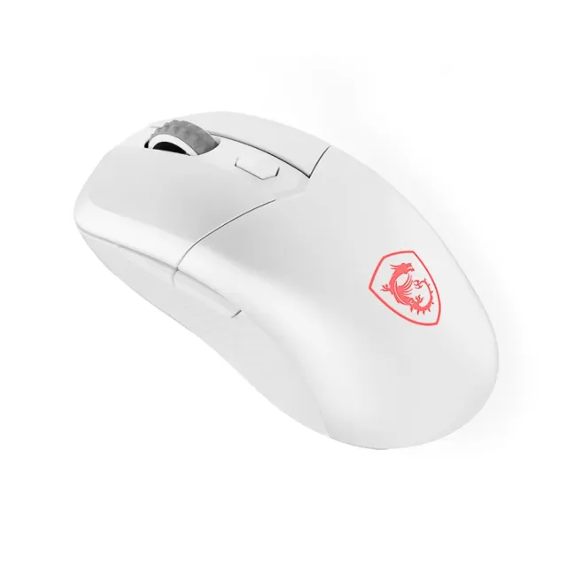 【MSI 微星】VERSA 300 WIRELESS WHITE電競無線滑鼠
