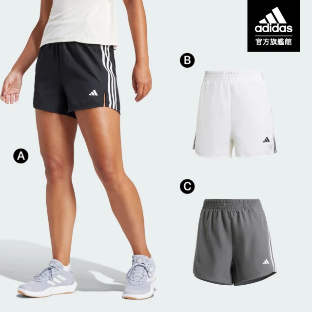 【adidas 愛迪達】休閒運動短褲 運動褲 女款(多款任選)